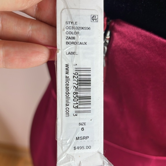 NEW Alice and Olivia
Doreen Strapless Maxi Dress - Picture 7 of 10